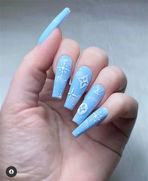 blue louis vuitton nails|louis vuitton nail transfer foil.